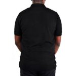 Uganda Flag Designed Men's Polo Shirt - Black - Image 2