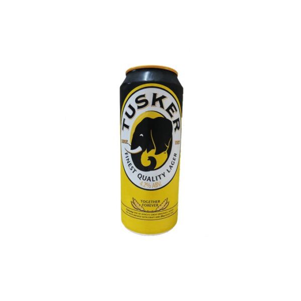 Tusker Lager Canned Beer - 500ml