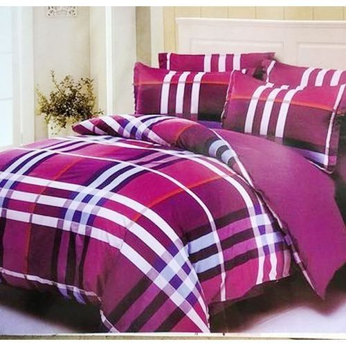 6*6 Duvet Set With 1Bedsheet & 2 Pillowcases - Purple