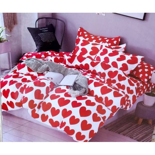 5*6 4PCS Duvet Cover Cotton Bedding Set - Multicolour