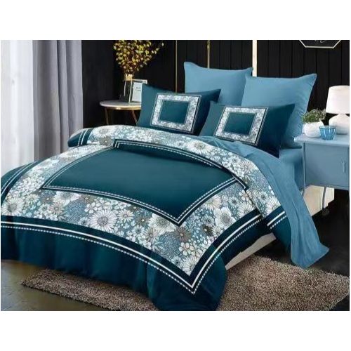 4PCS Duvet Cover Cotton Bedding Set - Multicolor