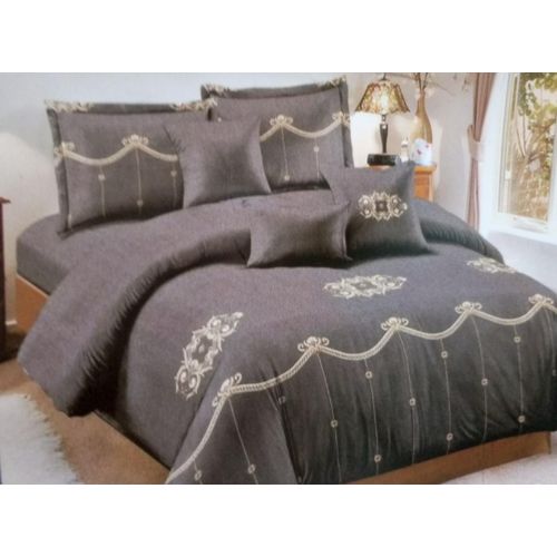 6x6 12piecs In One Bedcover Set - Grey