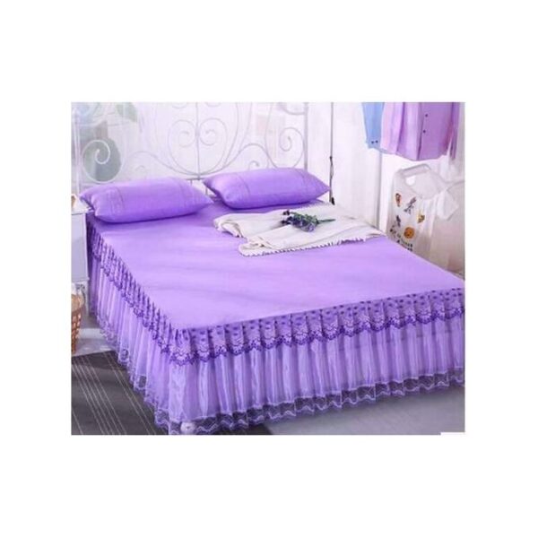 Home Fashion Bed Liners with 2Pillowcases - Purple 6x6