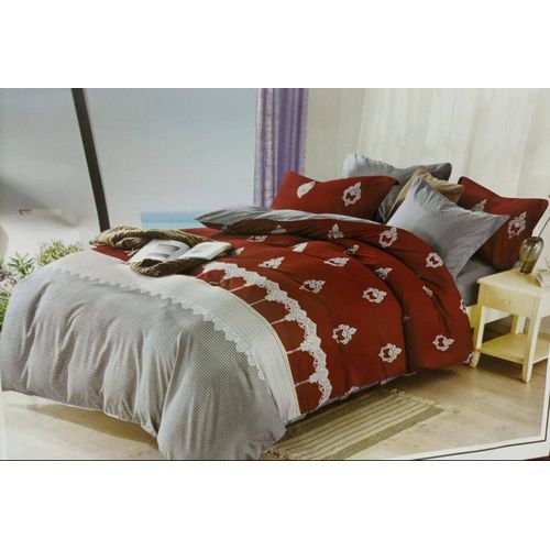 6x6  4PCS Duvet Cover Cotton Bedding Set - Multicolor