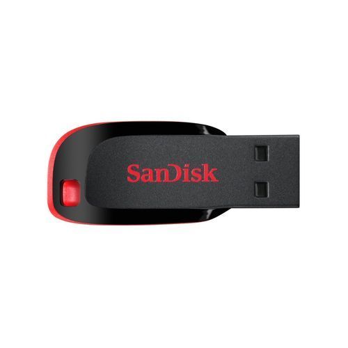 Sandisk 16GB Sandisk 2.0 Cruzerblade Flash Disk - Red,Black