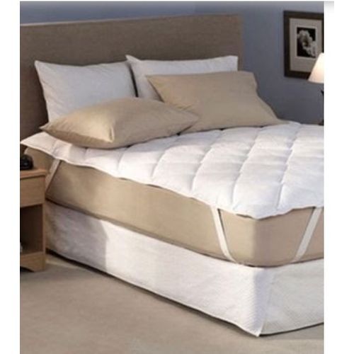 6x6 Water Proof Quilted Mattress Cover - White