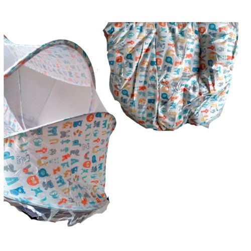 3x4 Custom Designer Baby Net And Mattress - Multicolour