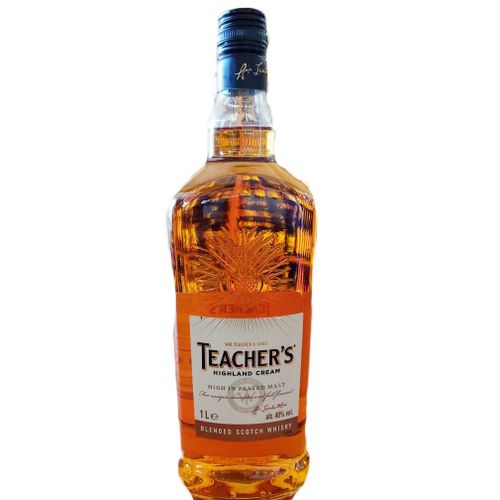 Teachers Highland Cream 1 litre Scotch Whisky