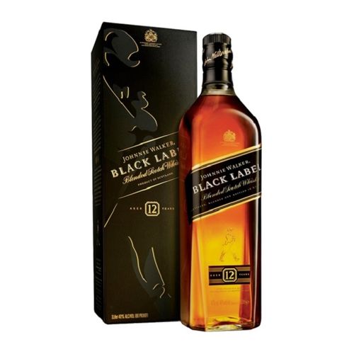 Johnnie Walker Black Label 1000ml Blended Scotch Whisky(ABV 40%)