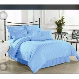 Blue Hotelier Plain Duvet Combo