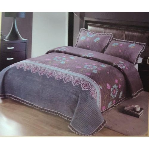 6x6 inch 4 Pack Floral Patterned Bedspread