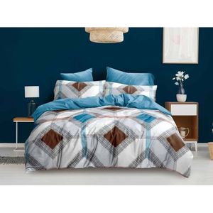 6x6 inch 4 Pack Egyptian Cotton Duvet (Abstract Print Styled)