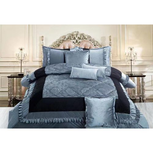 6x6 inch 4 Pack Woolen Grey Black Duvet Set