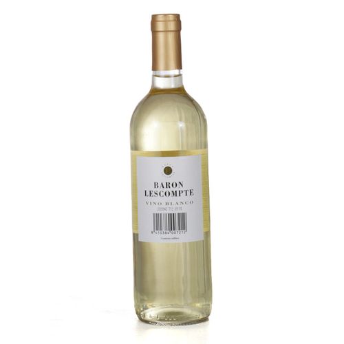 Baron Lescompte 750ml Vino Blanco Wine