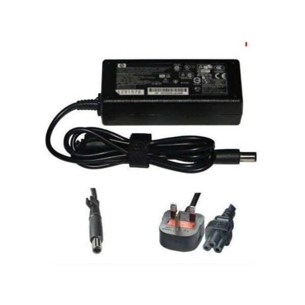 Hp Big Pin Power Supply Adapter - Charger - Black