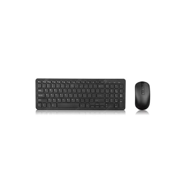 Generic GKM520 Wireless Keyboard and Mouse Set - Black