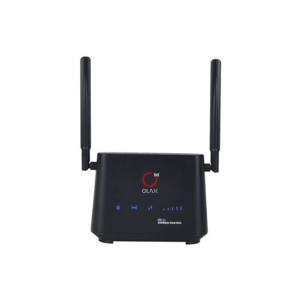 Olax Open Network 4g+ Router With Sim Card Slot - Black