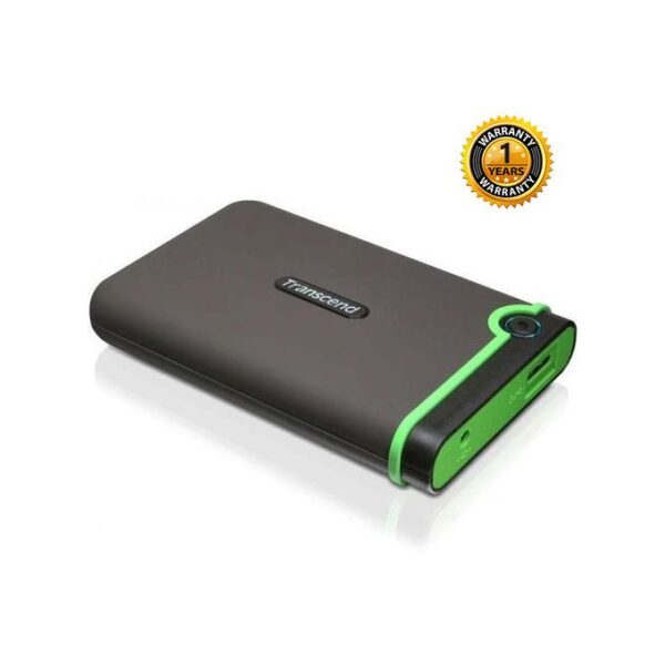 Transcend 1TB USB 3.0 External Hard Drive - Black,Green