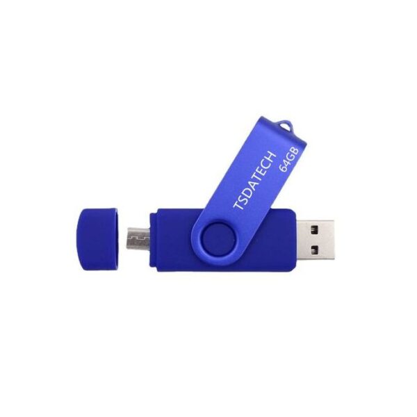 Generic 2 In 1 64GB OTG Flash Memory USB Stick for Android / PC