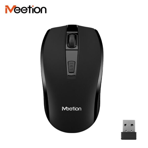 Meetion R560 3-Button 2.4G Wireless Optical Wireless Mouse - Black