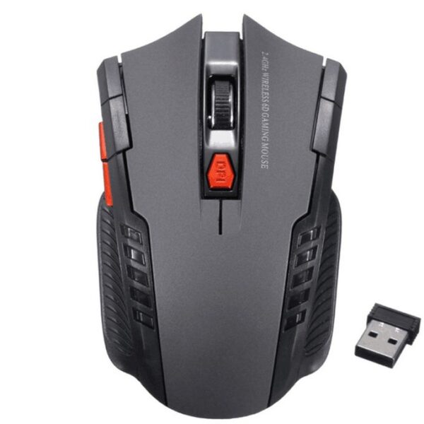 Generic 2.4G Wireless Gaming Mouse/Mice - Grey&Black