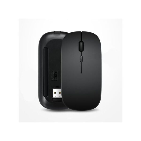 Generic Optical Wireless Slim Mouse -Black