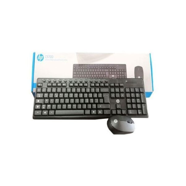 Hp Wireless Elite Keyboard & Mouse (with USB Wireless Nano Receiver) - Black