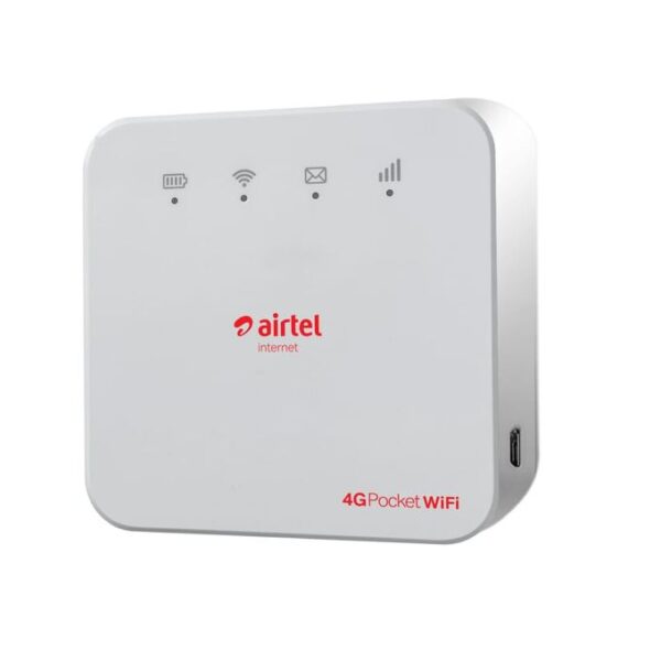 Airtel 4G Pocket WiFi/MiFi with 15GB Free - White