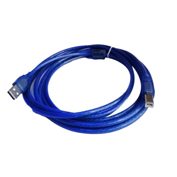 Generic 3m USB 2.0 Printer Cable - A-Male to B-Male Cord - Blue