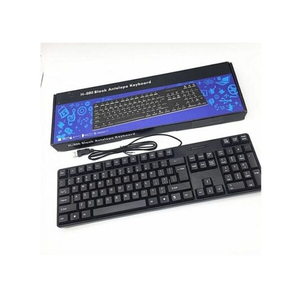 Hp H-880 Antelope Wired Keyboard - Black