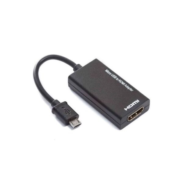 Generic Micro USB To HDMI 1080P HD Audio Video Cable HDTV Converter Adapter - Black