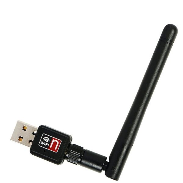 Universal High Speed USB WiFi Adapter with Antenna 802.11n - 300Mbps (Black)