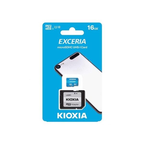 KIOXIA 16GB Memory Card MicroSDHC UHS-I - Black