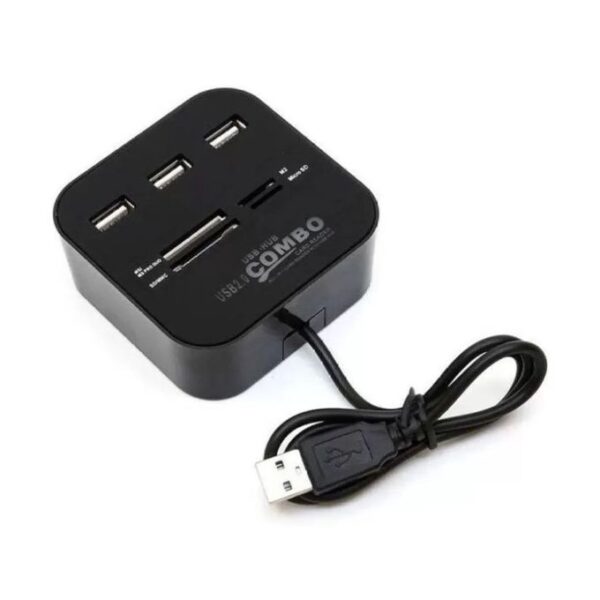 Generic Card Reader Usb Hub - Black