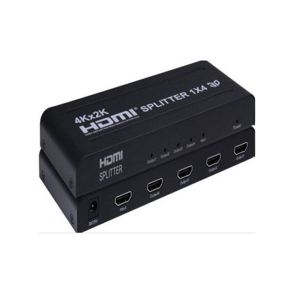 Generic 4 Way HDMI Splitter - Black