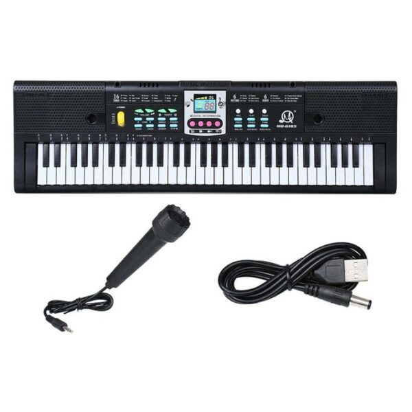 Generic 61 Keys Digital Electronic Piano Keyboard with 16 Tones 6Demo Songs