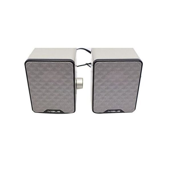 Others USB Portable Bass Speakers For Laptop & Desktop - Silver