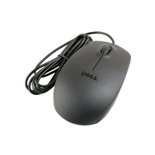 DELL Optical USB Wired 3-Button Plug & Play Mouse - Black