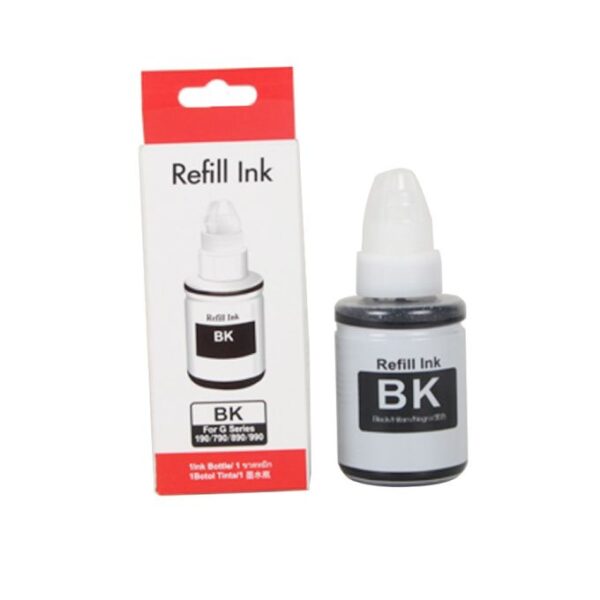 Bk GI-490, GI-790, GI-890 - 135 ml Universal Refill Ink Bottle - Black