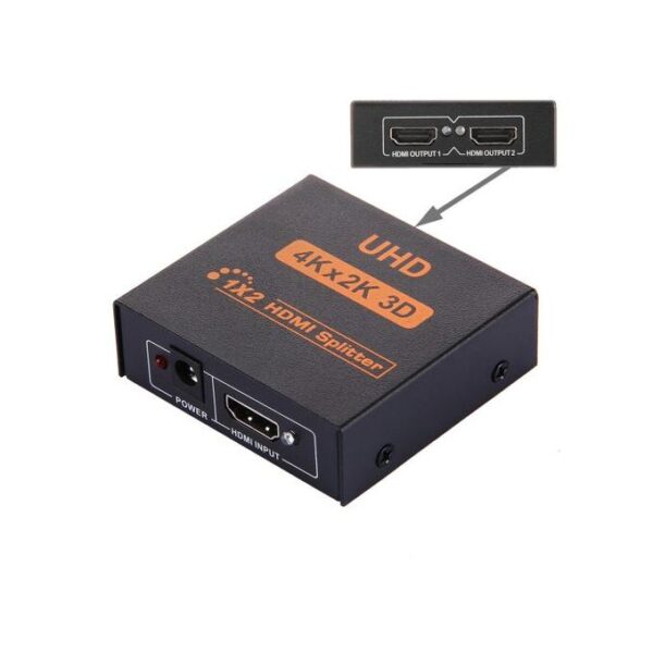 Generic FY1409E Mini V1.3 UHD 4K x 2K 3D 1 x 2 HDMI Splitter(Black)