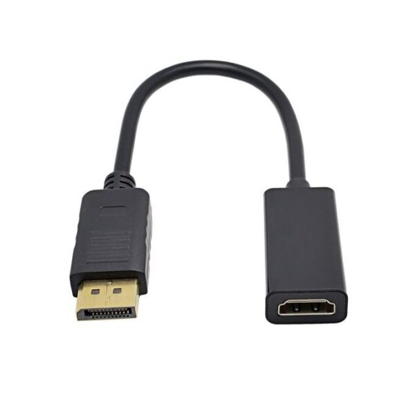 Generic Displayport Dp to Hdmi Adapter Cable 1080P Black