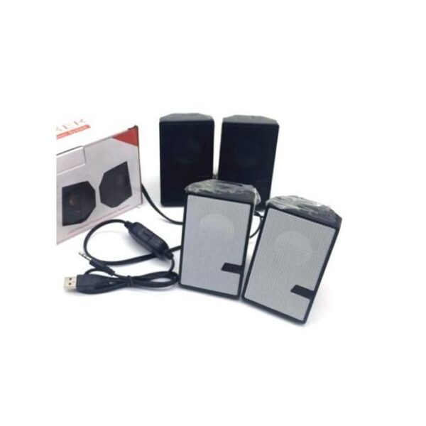 Mini Multi Speakers Laptop/ Notebook And Phone -Multi Colour