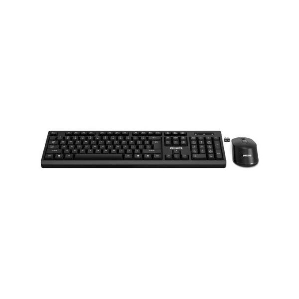 Philips Set Of Wireless Keyboard and Mouse - Black