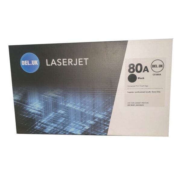 Generic 80A Laserjet Toner Cartridge For Hp Printer-Black