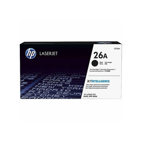 Hp HP 26A LaserJet Toner Cartridge(CF226A) - Black