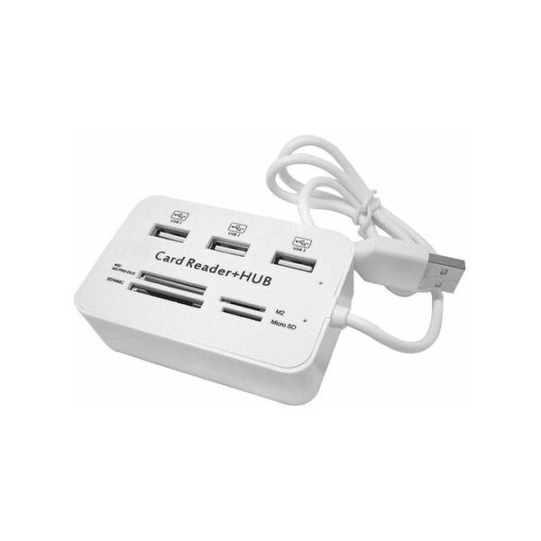 Generic Card Reader Usb Hub - White