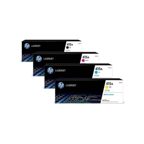 Hp 415A LaserJet Toner Cartridge Set - Magenta,Cyan,Yellow,Black