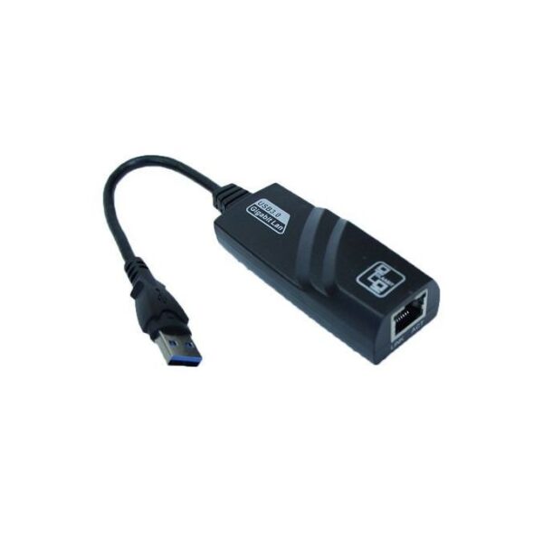 USB 3.0 To RJ45 High Speed Ethernet Network Adapter-Black