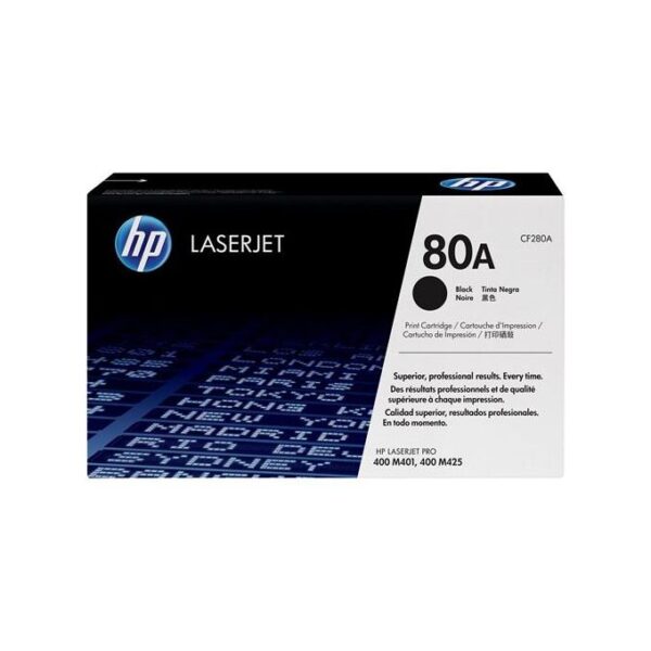 Hp Catridge Toner 80A - Black