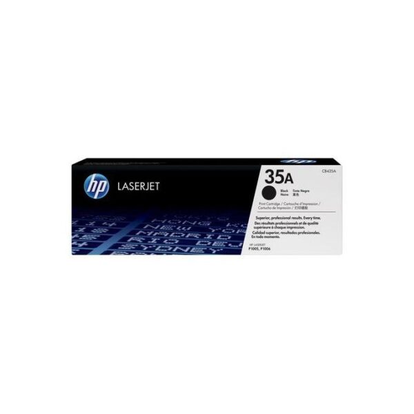 Hp 35A Black LaserJet Toner Cartridge (CB435A) - Black